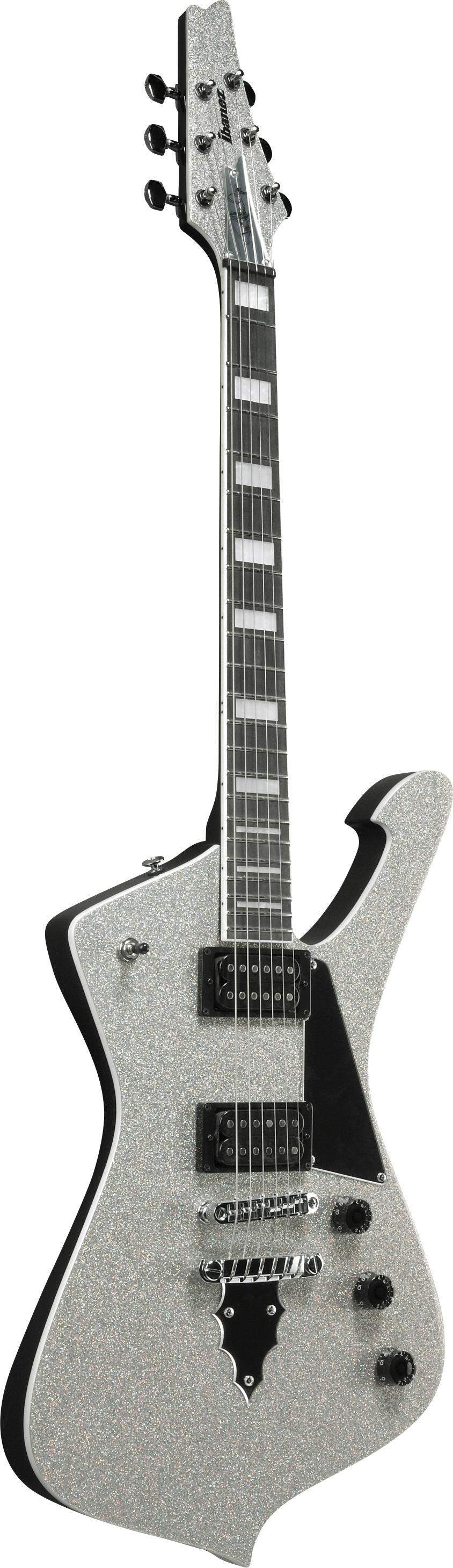 IBANEZ PS60 SSL SIGNATURE PAUL STANLEY GUITARRA ELECTRICA SILVER SPARKLE - Image 2