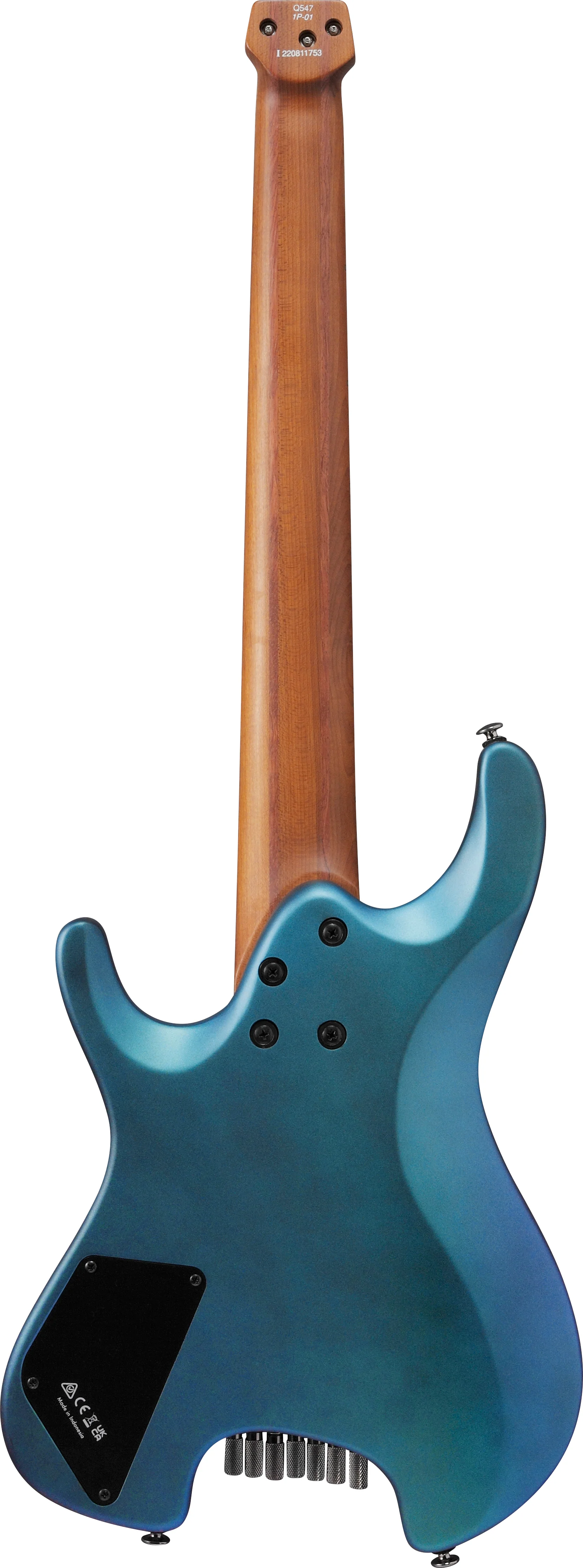 IBANEZ Q547 BMM GUITARRA ELECTRICA 7 CUERDAS BLUE CHAMELEON METALLIC MATTE - Image 3