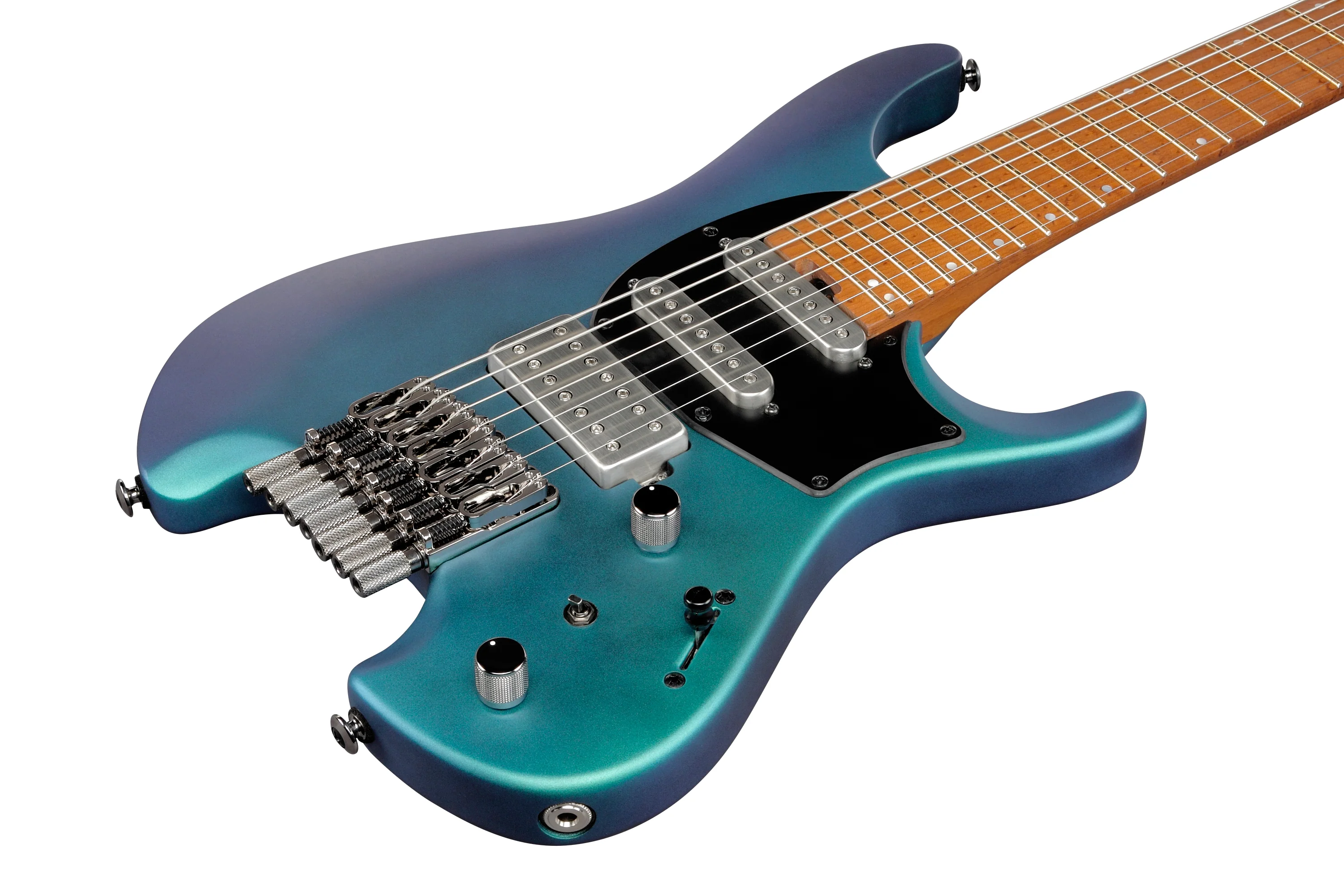 IBANEZ Q547 BMM GUITARRA ELECTRICA 7 CUERDAS BLUE CHAMELEON METALLIC MATTE - Image 8