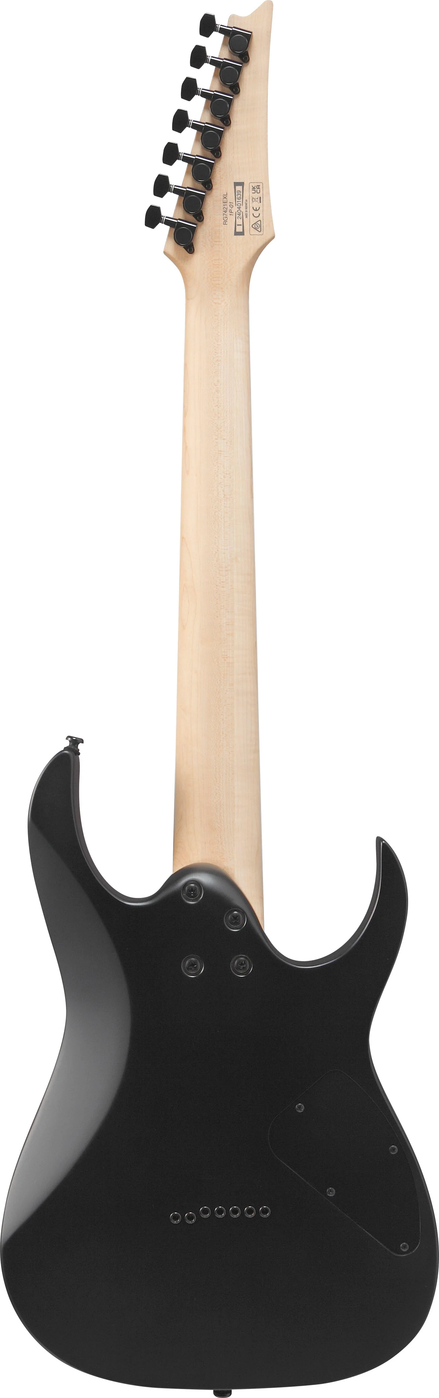 IBANEZ RG7421EXL BKF GUITARRA ELECTRICA 7 CUERDAS BLACK FLAT ZURDOS - Image 3
