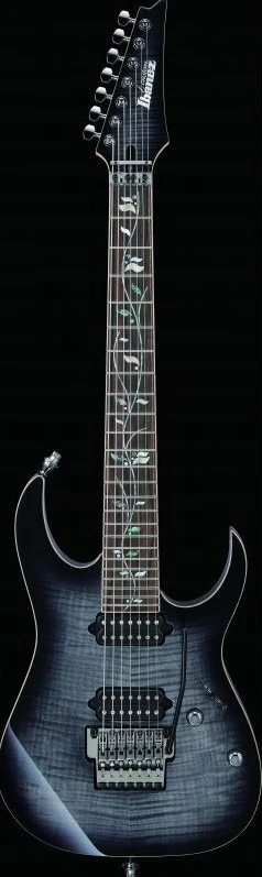 IBANEZ RG8527 BRE J. CUSTOM GUITARRA ELECTRICA 7 CUERDAS BLACK RUTILE - Image 15