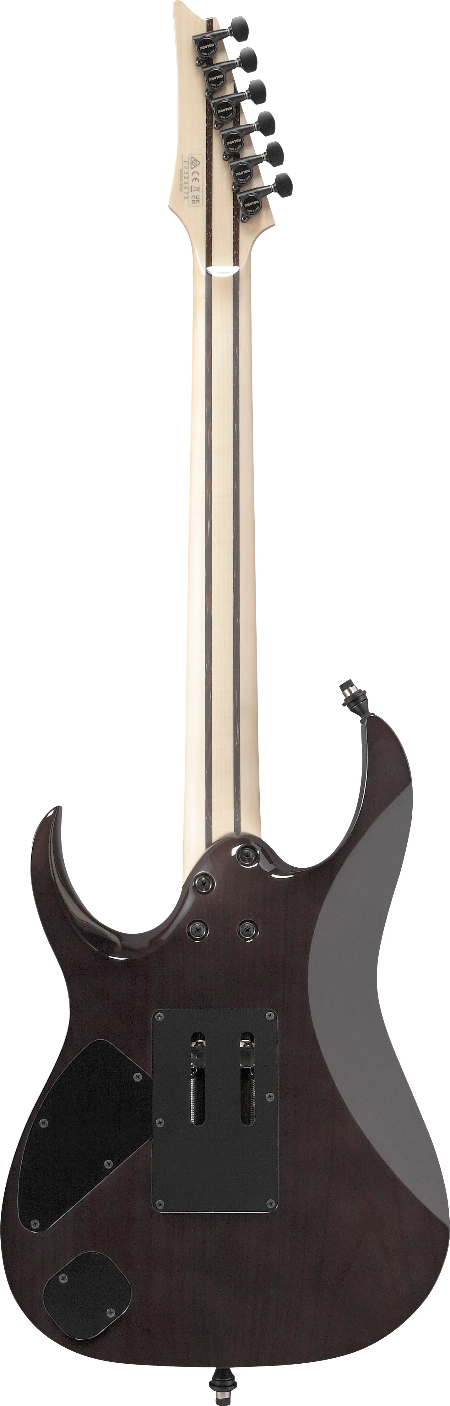 IBANEZ RG8870 BRE J. CUSTOM GUITARRA ELECTRICA BLACK RUTILE - Image 3
