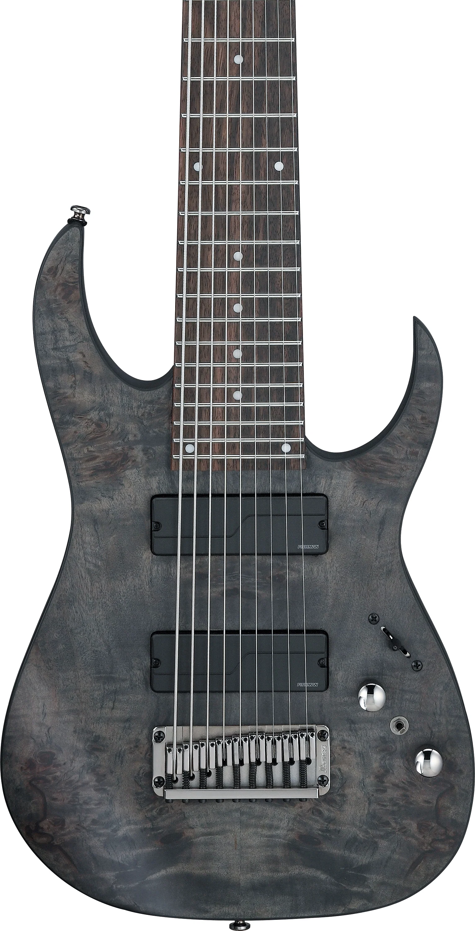 IBANEZ RG9PB TGF GUITARRA ELECTRICA 9 CUERDAS TRANSPARENT GRAY FLAT - Image 4
