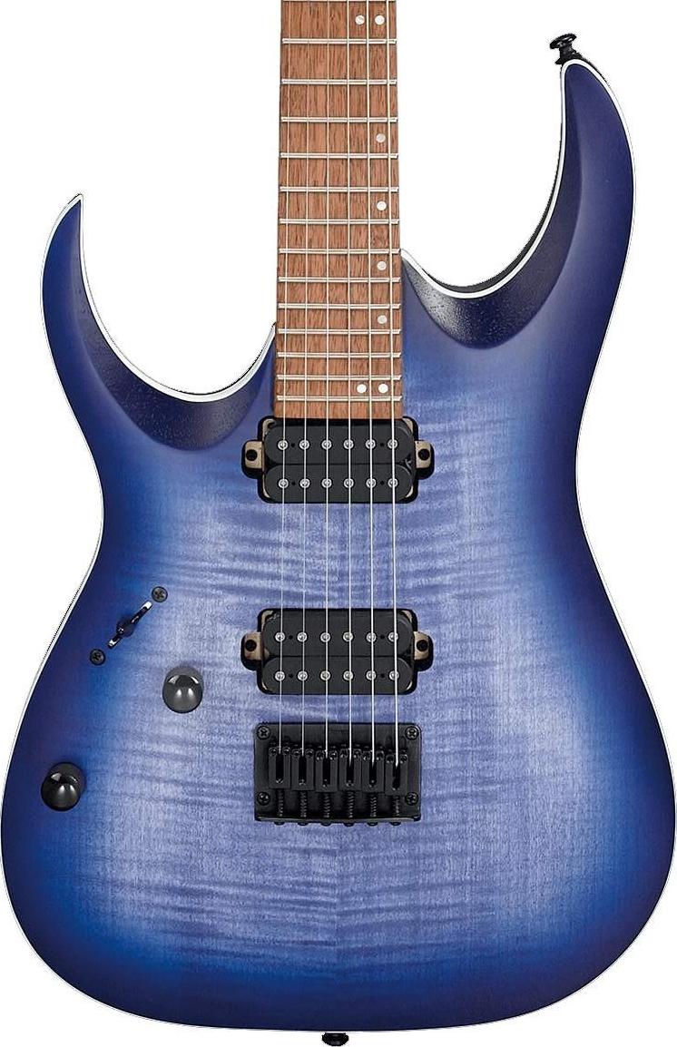 IBANEZ RGA42FML BLF GUITARRA ELECTRICA PARA ZURDOS BLUE LAGOON BURST FLAT - Image 2