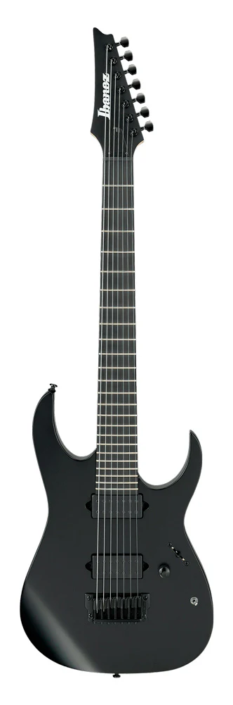 IBANEZ RGIXL7 BKF IRON LABEL GUITARRA ELECTRICA 7 CUERDAS NEGRA