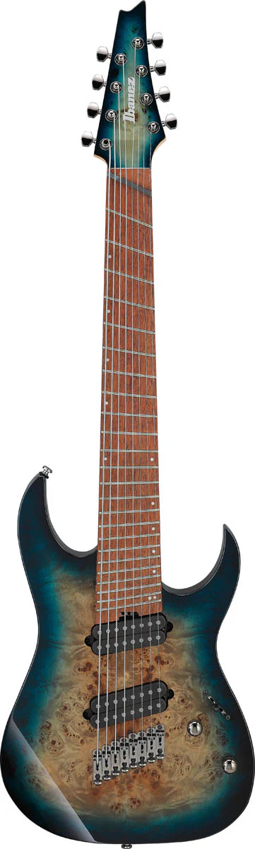 IBANEZ RGMS8PB CBS GUITARRA ELECTRICA 8 CUERDAS COSMIC BLUE STARBURST