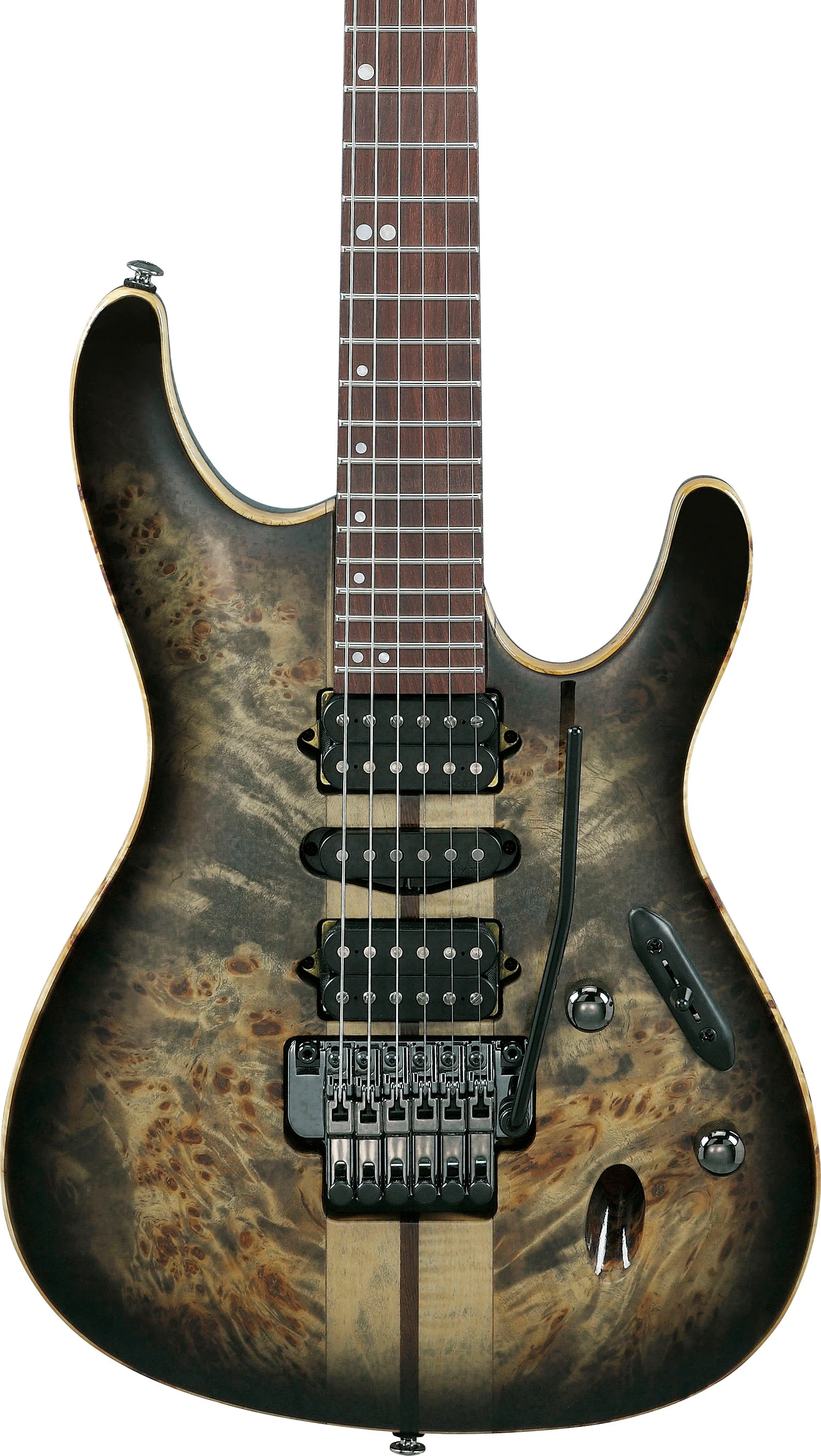 IBANEZ S1070PBZ CKB PREMIUM GUITARRA ELECTRICA CHARCOAL BLACK BURST - Image 4