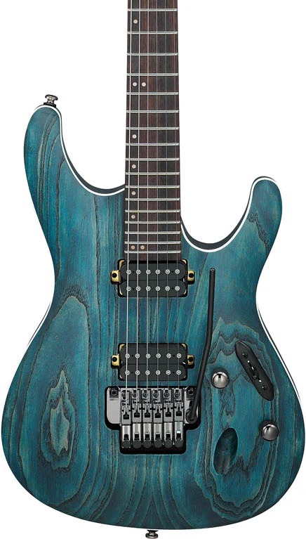 IBANEZ S520AH OBF GUITARRA ELECTRICA COSMIC BLUE FLAT - Image 4