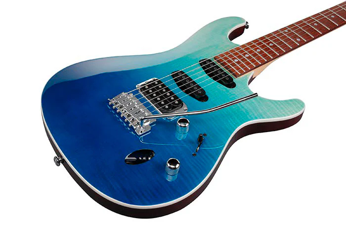 IBANEZ SA260FM BRG GUITARRA ELECTRICA BLUE REEF GRADIATON - Image 4