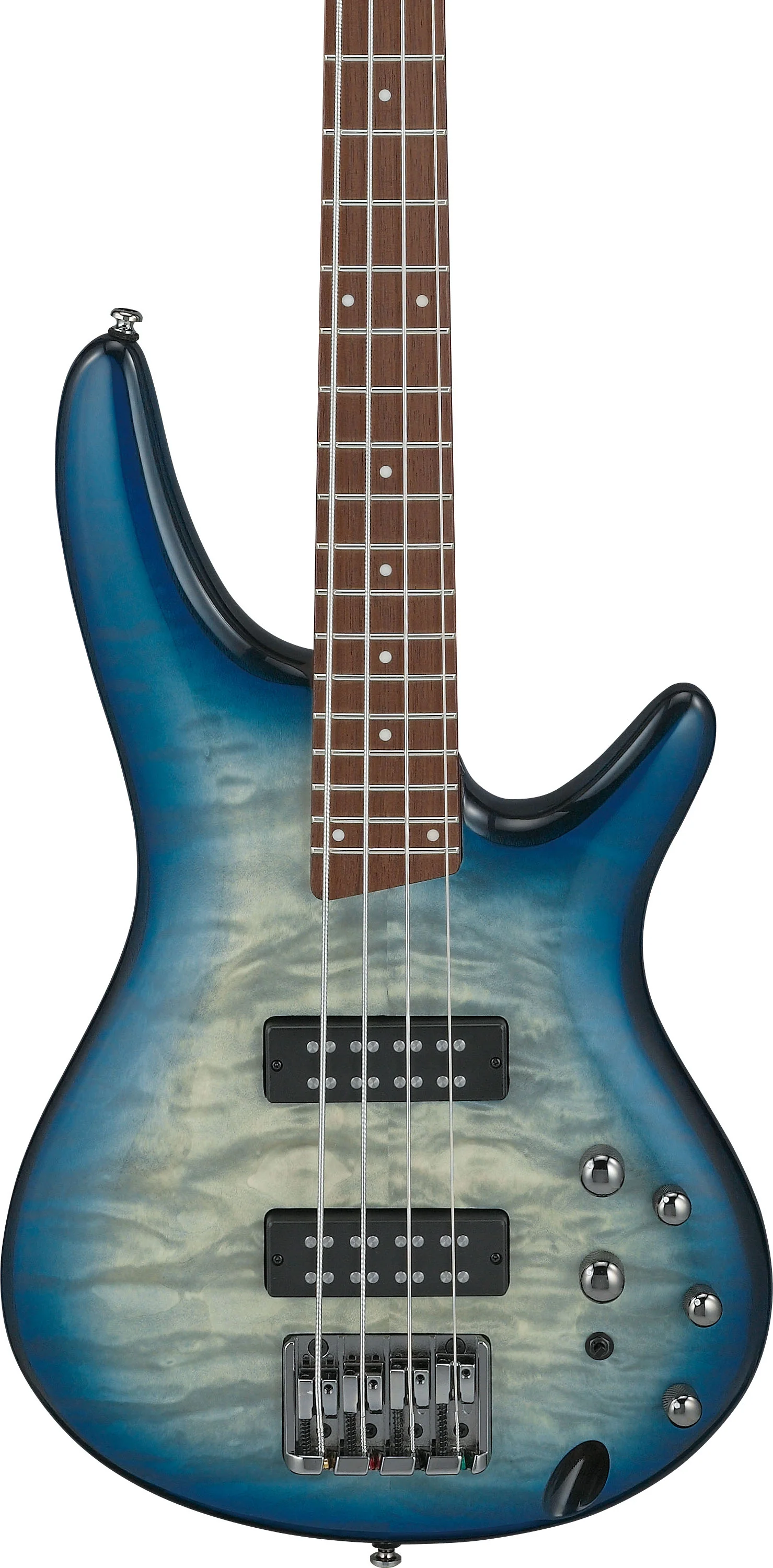 IBANEZ SR400EQM SCB BAJO ELECTRICO STAINED COSMIC BLUE STARBURST - Image 4