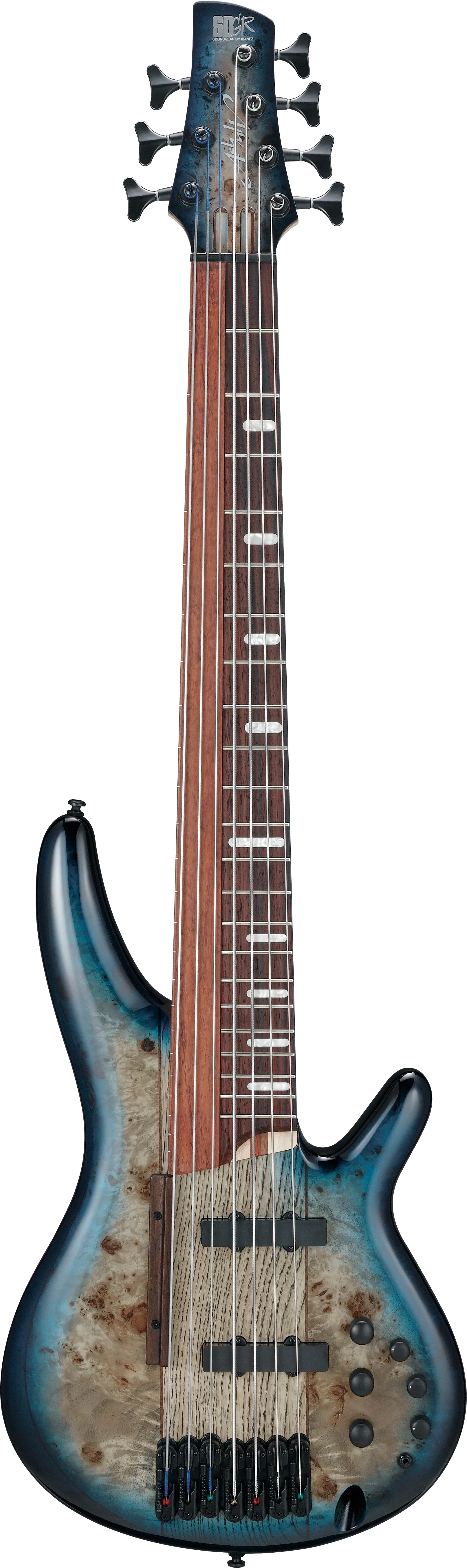 IBANEZ SRAS7 CBS BAJO ELECTRICO 7 CUERDAS COSMIC BLUE STARBURST