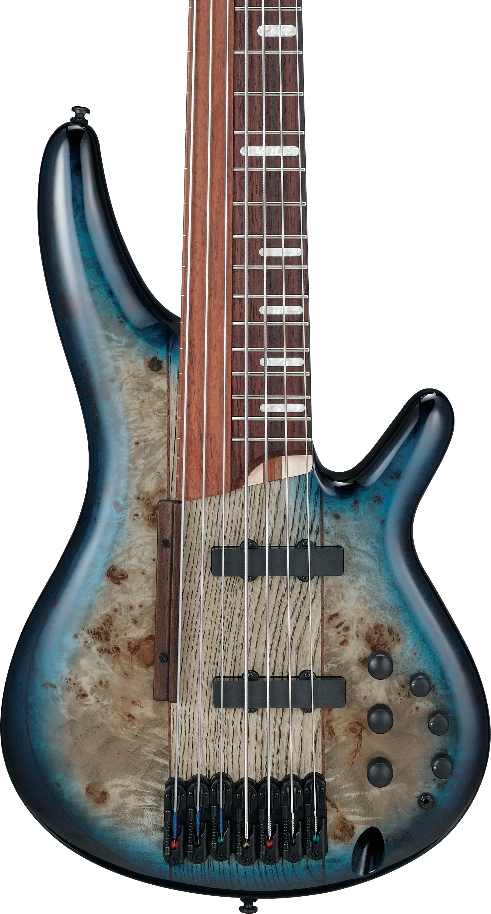 IBANEZ SRAS7 CBS BAJO ELECTRICO 7 CUERDAS COSMIC BLUE STARBURST - Image 4