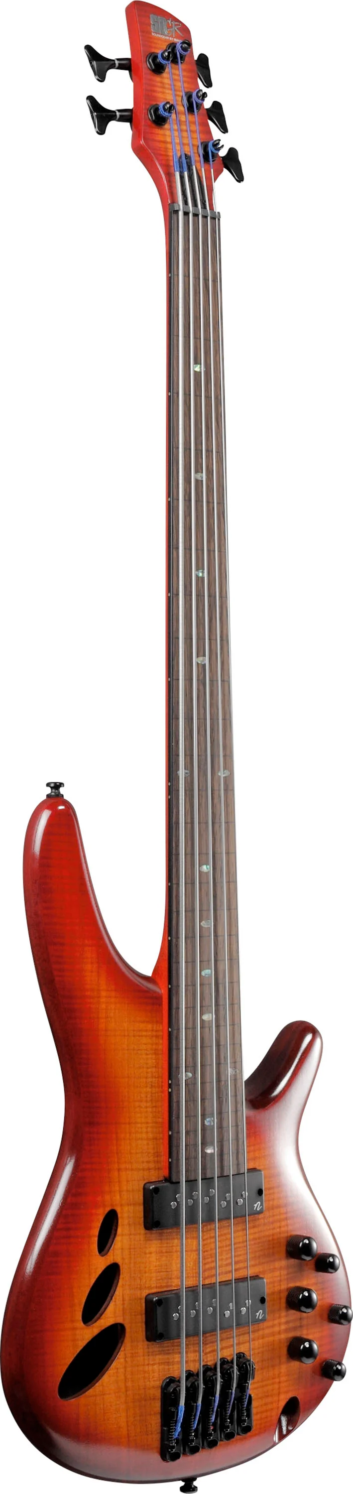 IBANEZ SRD905F BTL BASS WORKSHOP BAJO ELECTRICO 5 CUERDAS BROWN TOPAZ BURST - Image 2