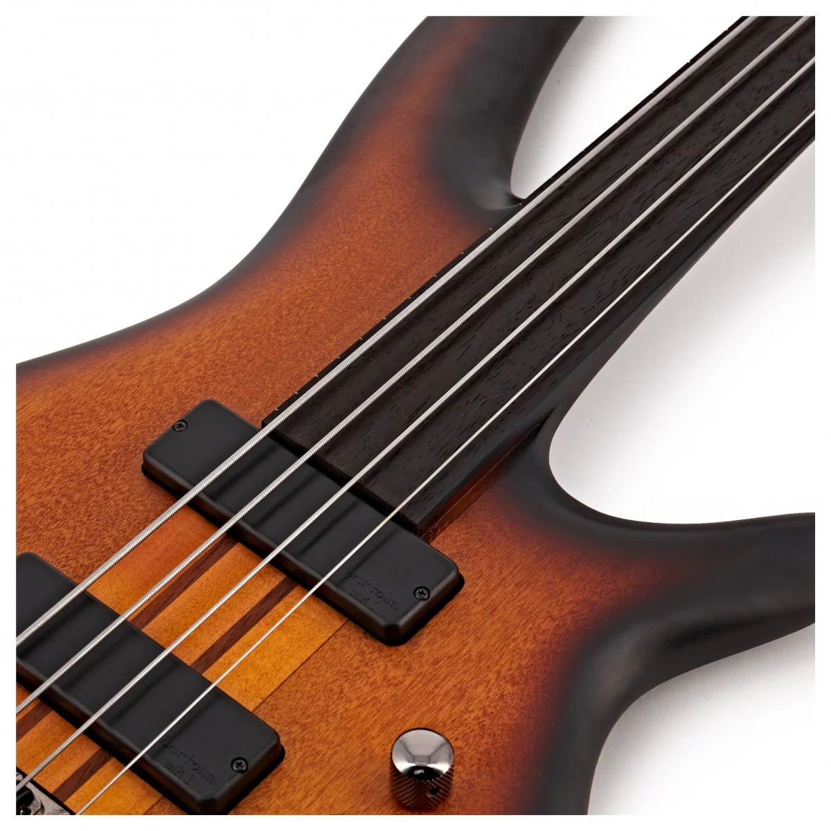 IBANEZ SRF700 BBF WORKSHOP BAJO ELECTRICO FRETLESS BROWN BURST FLAT - Image 10