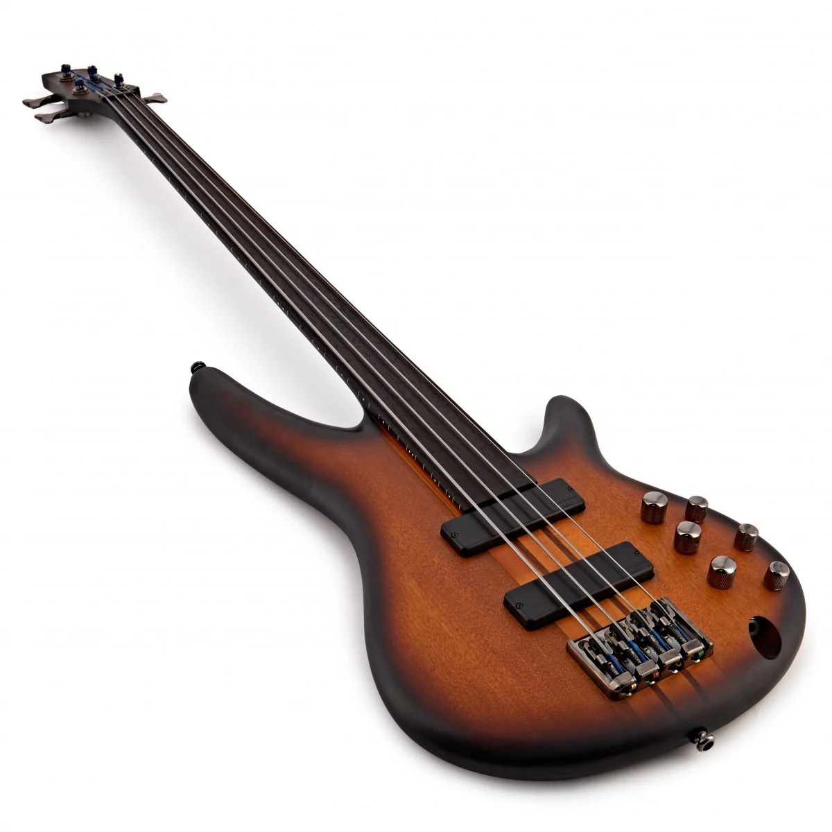 IBANEZ SRF700 BBF WORKSHOP BAJO ELECTRICO FRETLESS BROWN BURST FLAT - Image 7