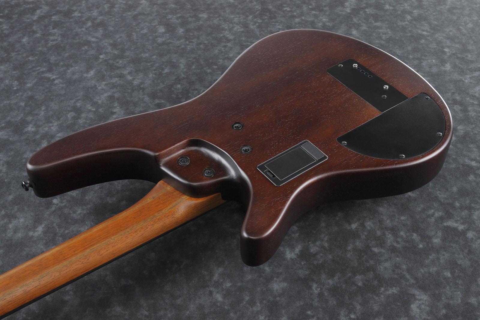 IBANEZ SRH500F NNF WORKSHOP BAJO ELECTRICO FRETLESS NATURAL BROWNED BURST - Image 8