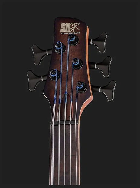 IBANEZ SRH505F NNF WORKSHOP BAJO ELECTRICO 5 CUERDAS FRETLESS NATURAL BROWNED - Image 6