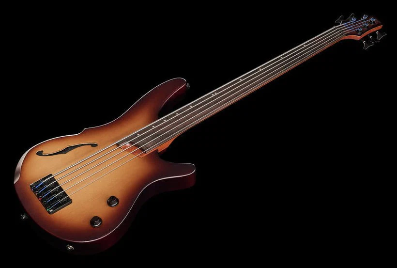 IBANEZ SRH505F NNF WORKSHOP BAJO ELECTRICO 5 CUERDAS FRETLESS NATURAL BROWNED - Image 9