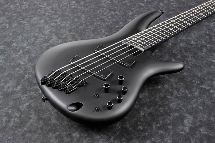 IBANEZ SRMS625EX BKF BAJO ELECTRICO 5 CUERDAS BLACK FLAT - Image 5