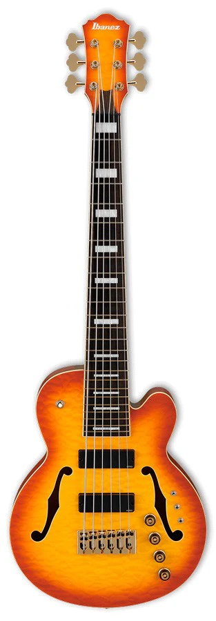 IBANEZ TCB1006 ALM SIGNATURE THUNDERCAT BAJO ELECTRICO 6 CUERDAS AUTUMN LEAF BURST MATTE