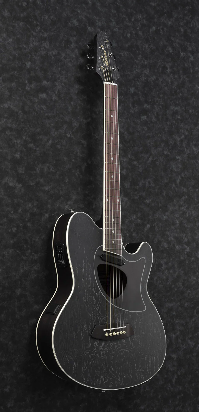 IBANEZ TCM50 GBO GUITARRA ELECTROACUSTICA GALAXY BLACK - Image 4