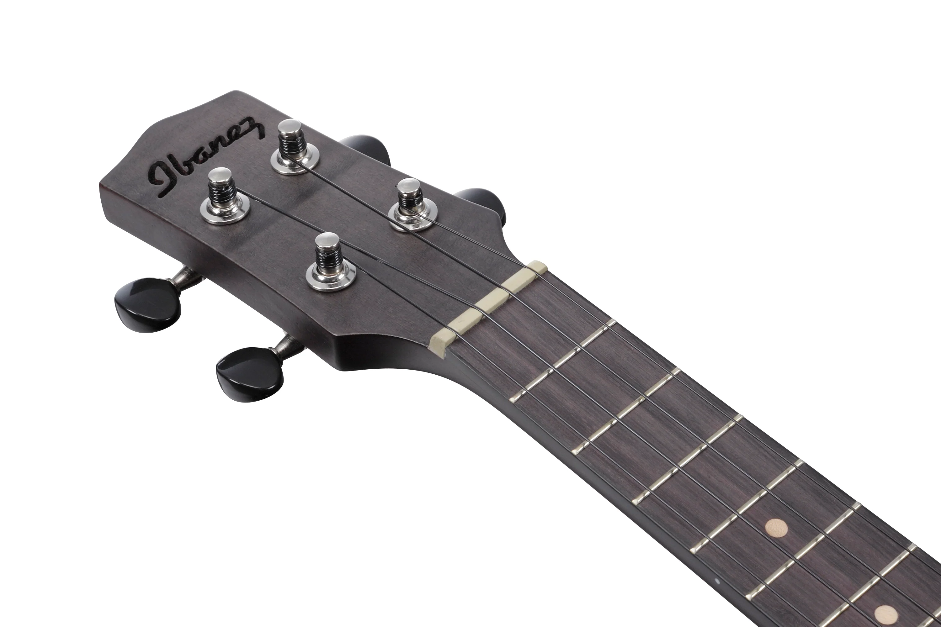 IBANEZ UEW12E BIF UKELELE ELECTRIFICADO BLACK ICE FLAT - Image 6