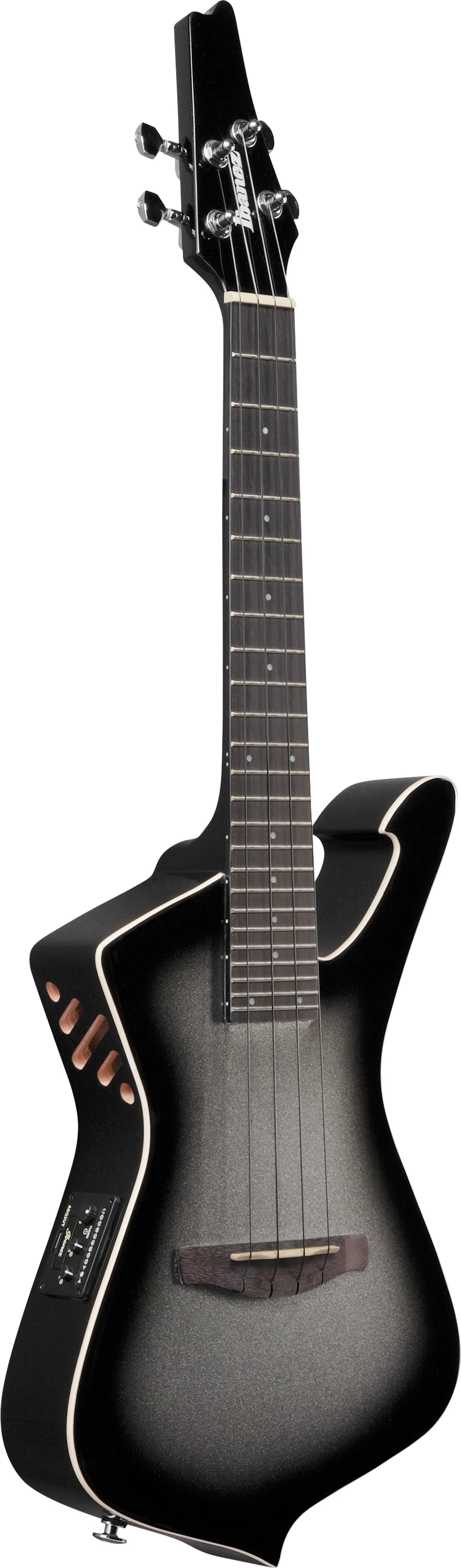 IBANEZ UICT100 MGS UKELELE ELECTRIFICADO METALLIC GRAY SUNBURST HIGH GLOSS - Image 2