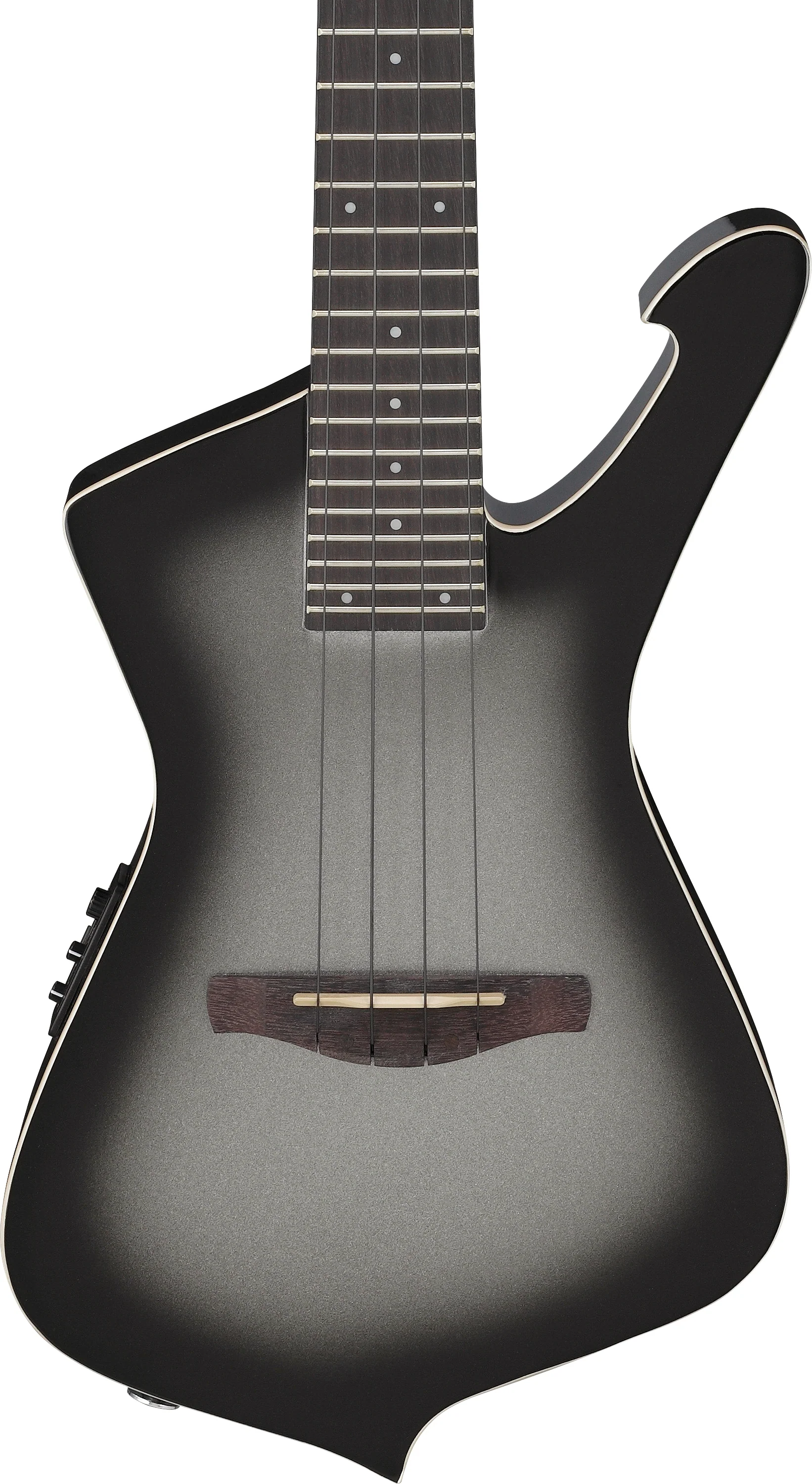 IBANEZ UICT100 MGS UKELELE ELECTRIFICADO METALLIC GRAY SUNBURST HIGH GLOSS - Image 4