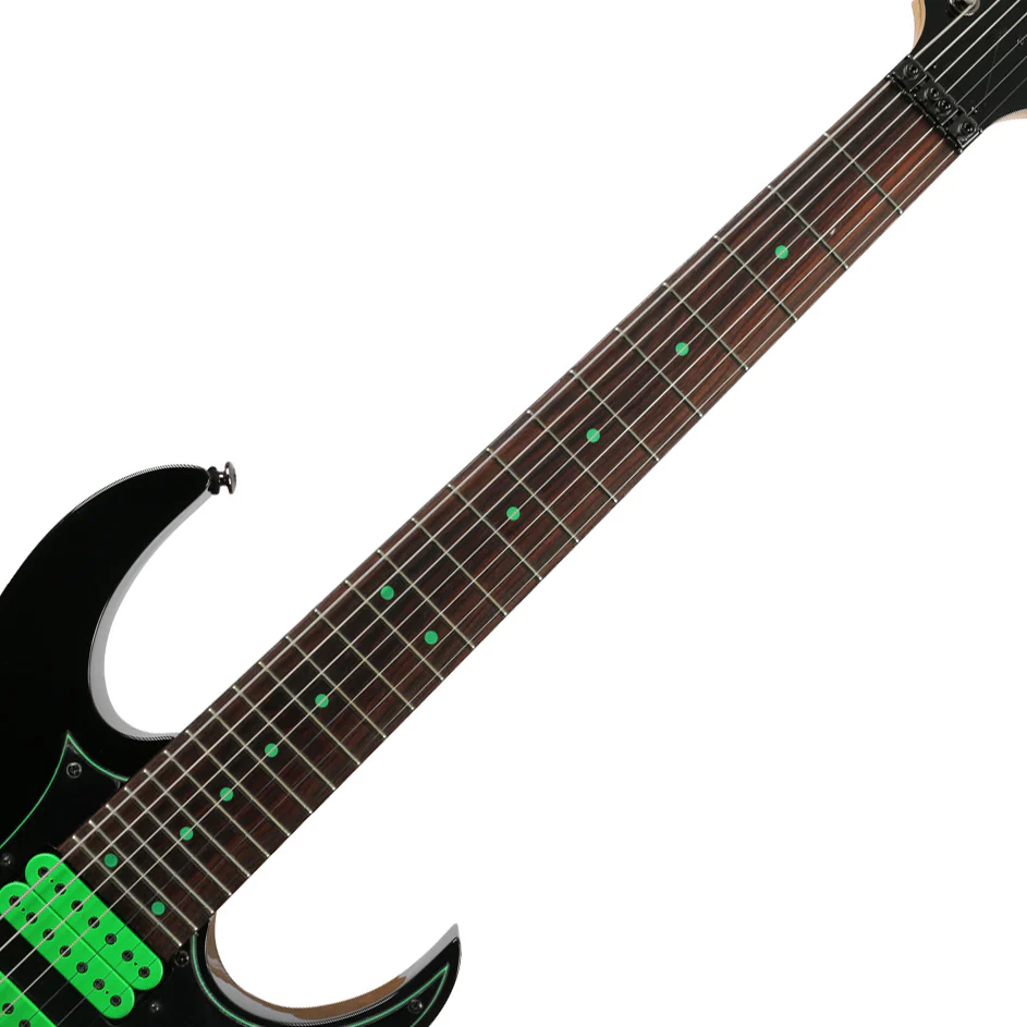IBANEZ UV70P BK STEVE VAI SIGNATURE GUITARRA ELECTRICA 7 CUERDAS NEGRA - Image 13