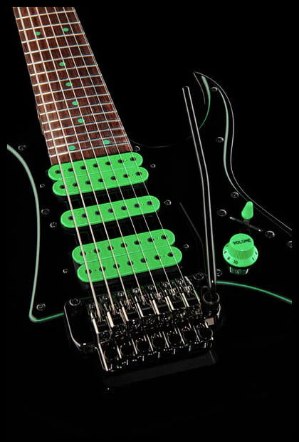 IBANEZ UV70P BK STEVE VAI SIGNATURE GUITARRA ELECTRICA 7 CUERDAS NEGRA - Image 17