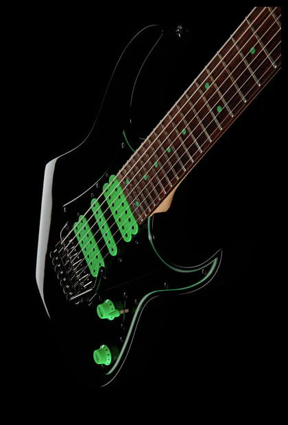 IBANEZ UV70P BK STEVE VAI SIGNATURE GUITARRA ELECTRICA 7 CUERDAS NEGRA - Image 19