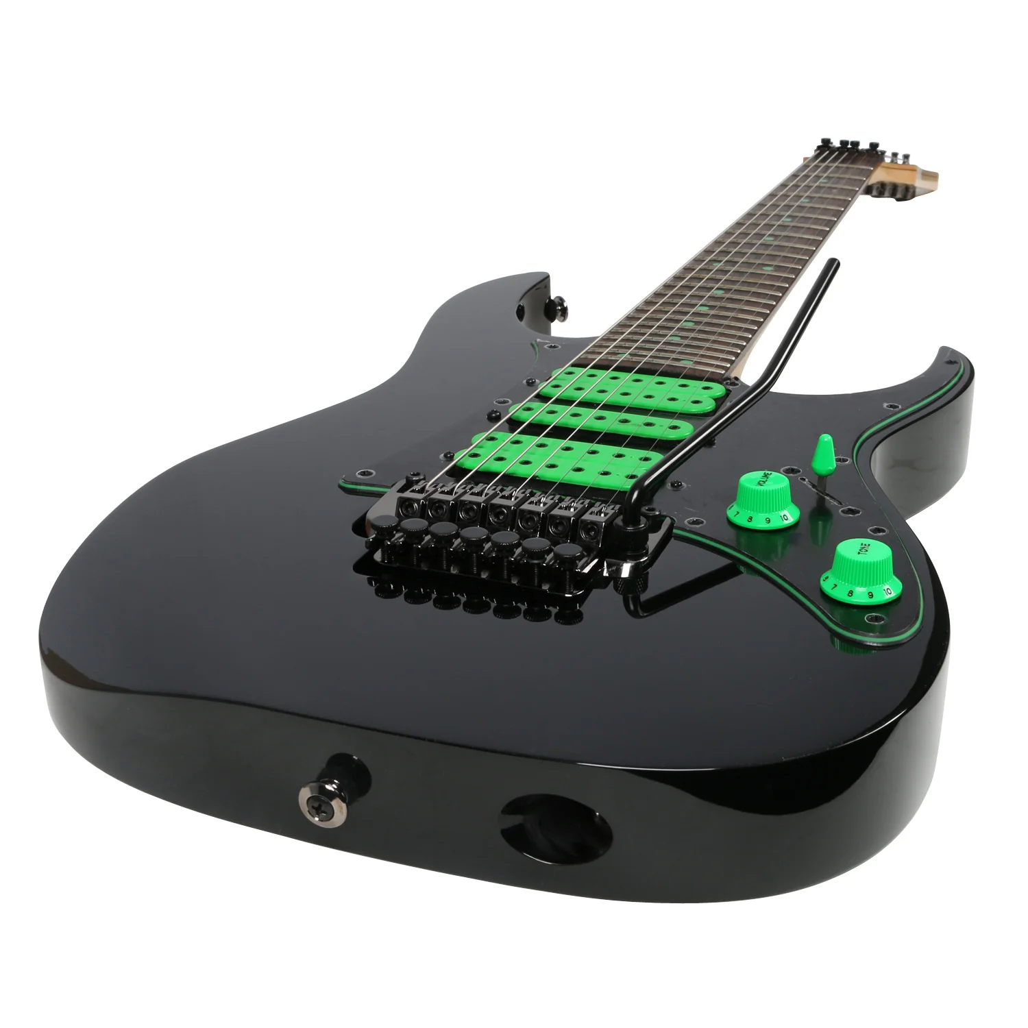 IBANEZ UV70P BK STEVE VAI SIGNATURE GUITARRA ELECTRICA 7 CUERDAS NEGRA - Image 7