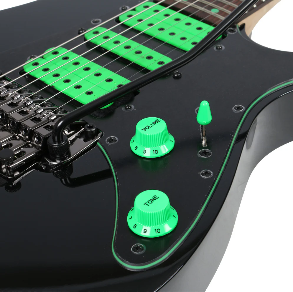 IBANEZ UV70P BK STEVE VAI SIGNATURE GUITARRA ELECTRICA 7 CUERDAS NEGRA - Image 9