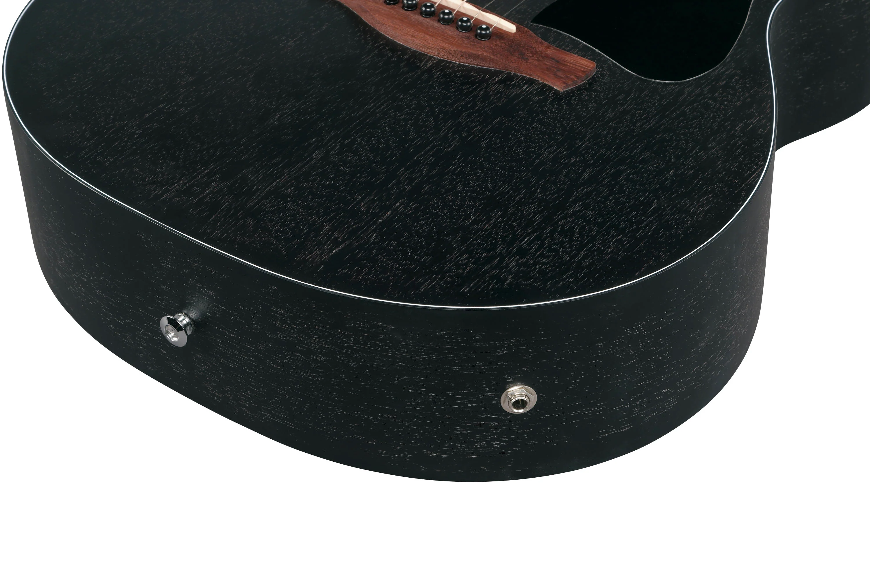 IBANEZ VC44CE WK GUITARRA ELECTROACUSTICA WEATHERED BLACK OPEN PORE - Image 11