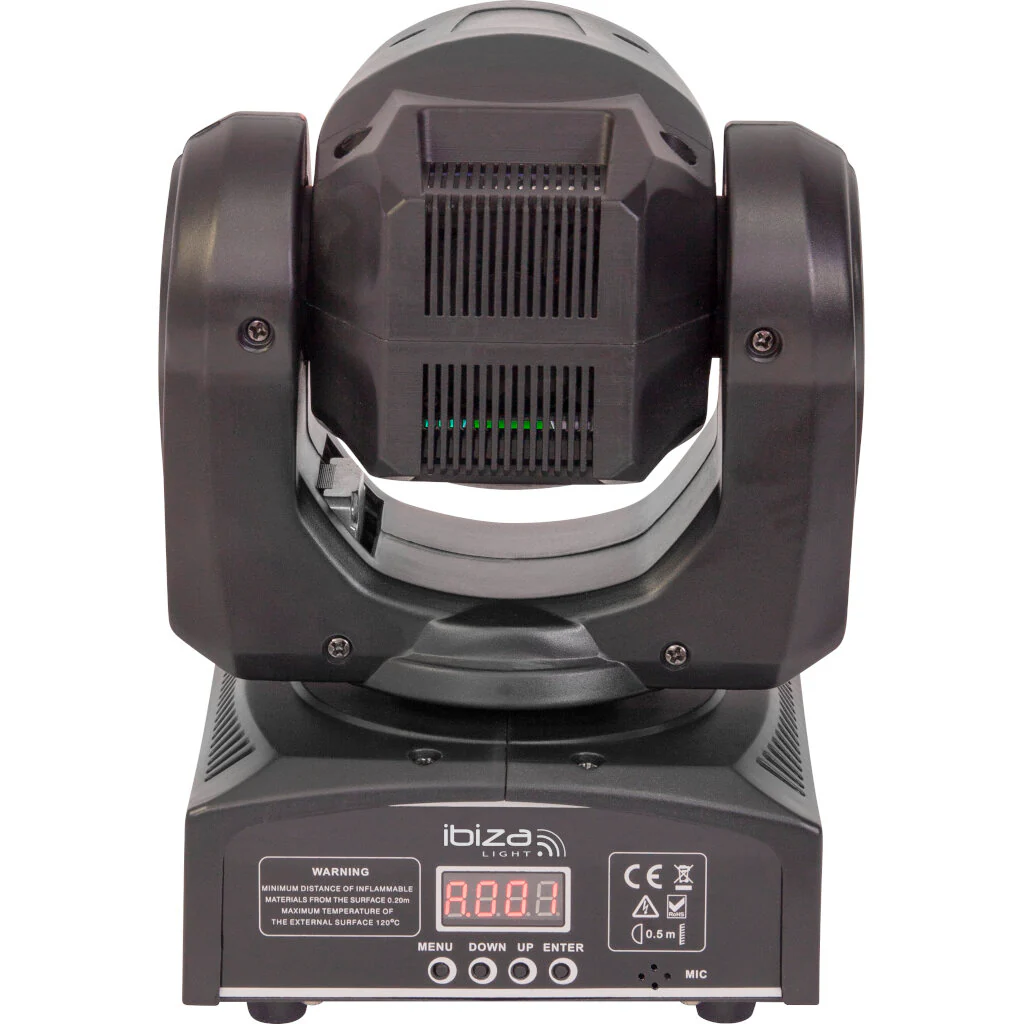 IBIZA LIGHT MH SPOT 30 FX CABEZA MOVIL SPOT Y ANIMACION 2 EN 1 DE LED CON CONTROL DMX - Image 3