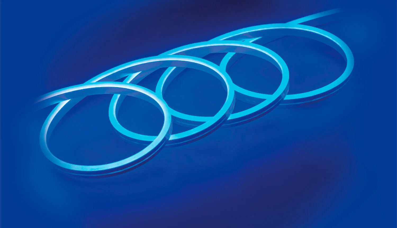 IBIZA LIGHT NEON500-BLUE FLEXIBLE DE LED CON EFECTO NEON AZUL 5 METROS