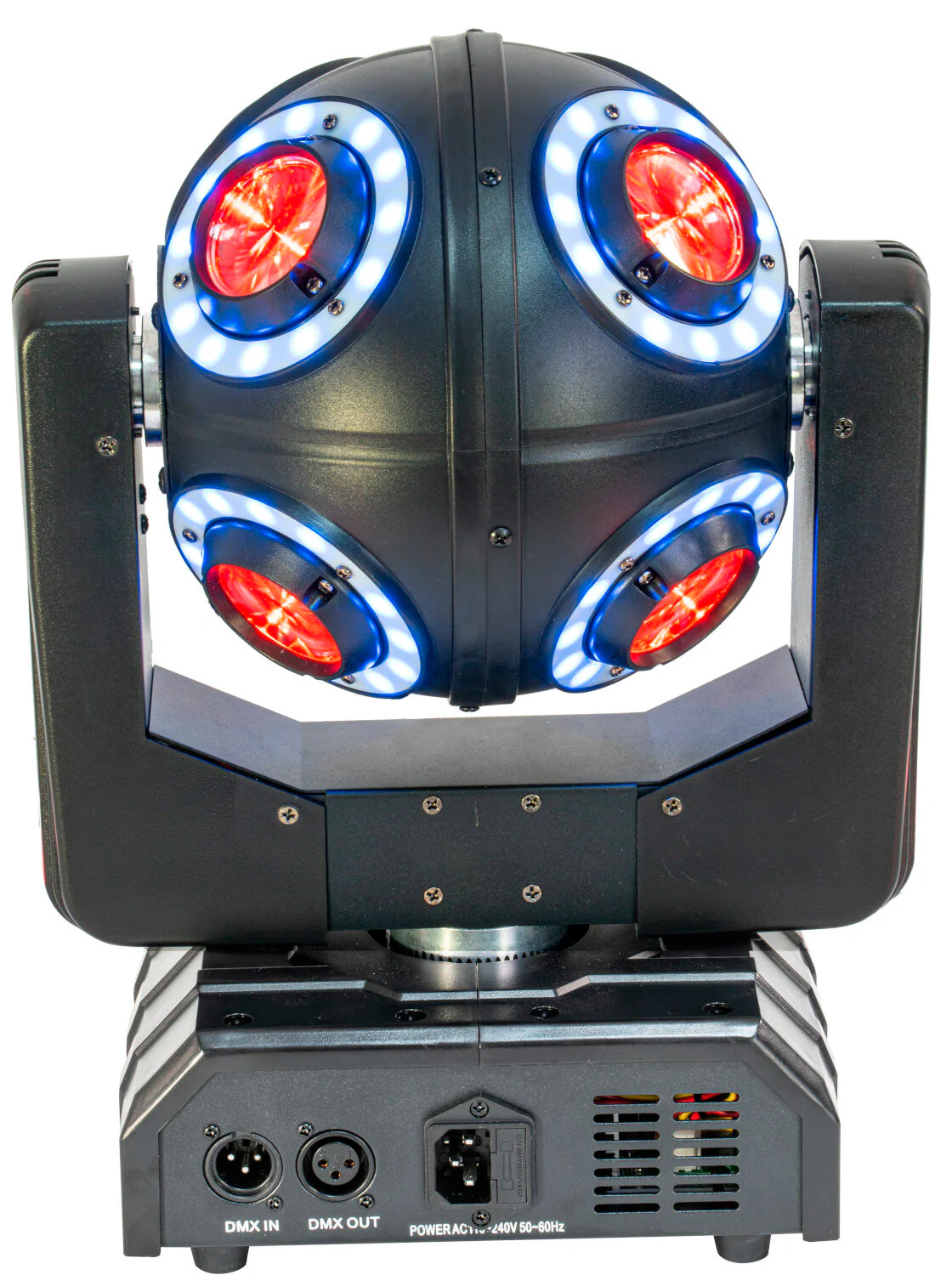 IBIZA LIGHT SATURNE CABEZA MOVIL DMX DE 8 LEDS RGBW - Image 2