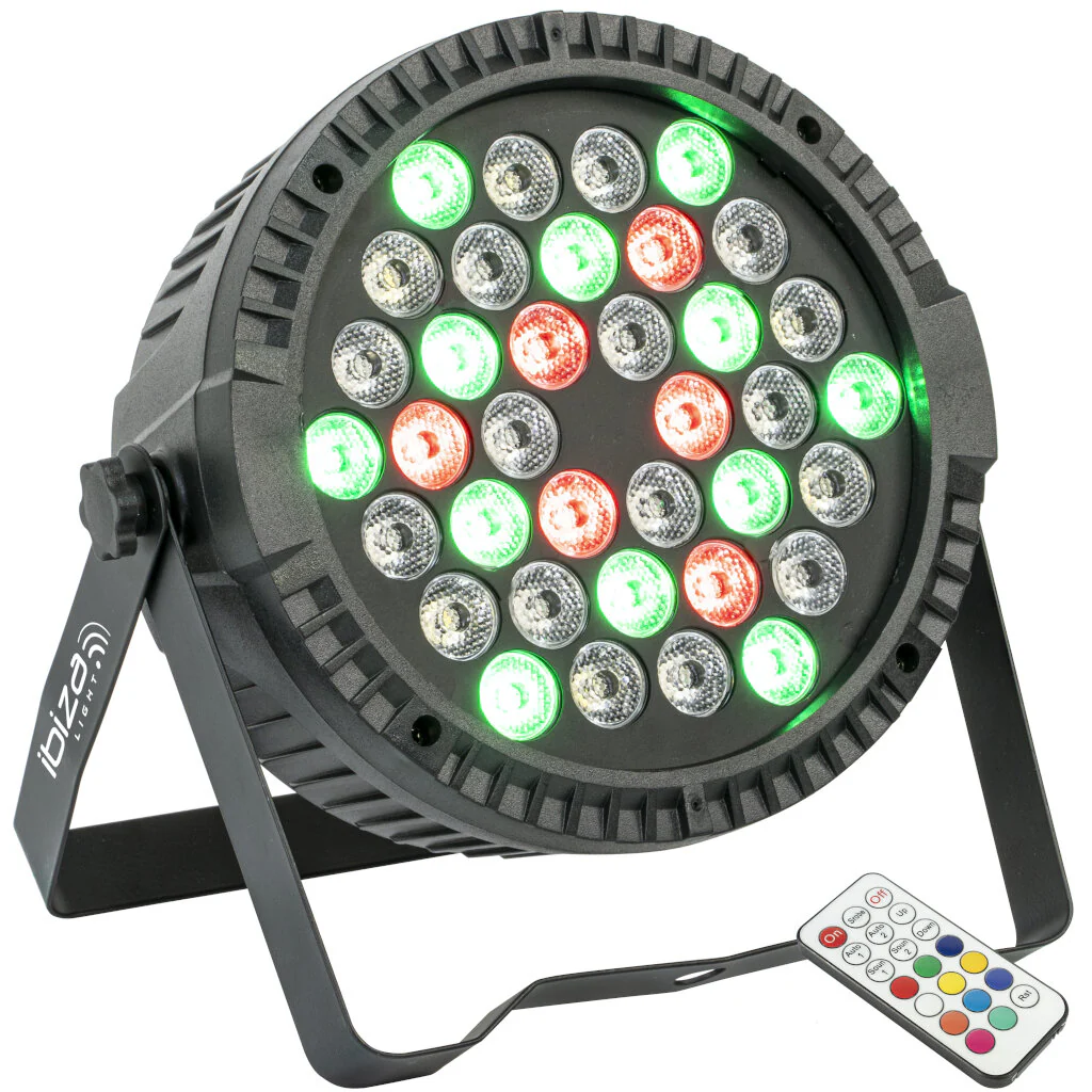 IBIZA LIGHT THINPAR 36X1 RGBW PROYECTOR PAR EXTRA-PLANO 36 LED RGBW 1W - Image 3