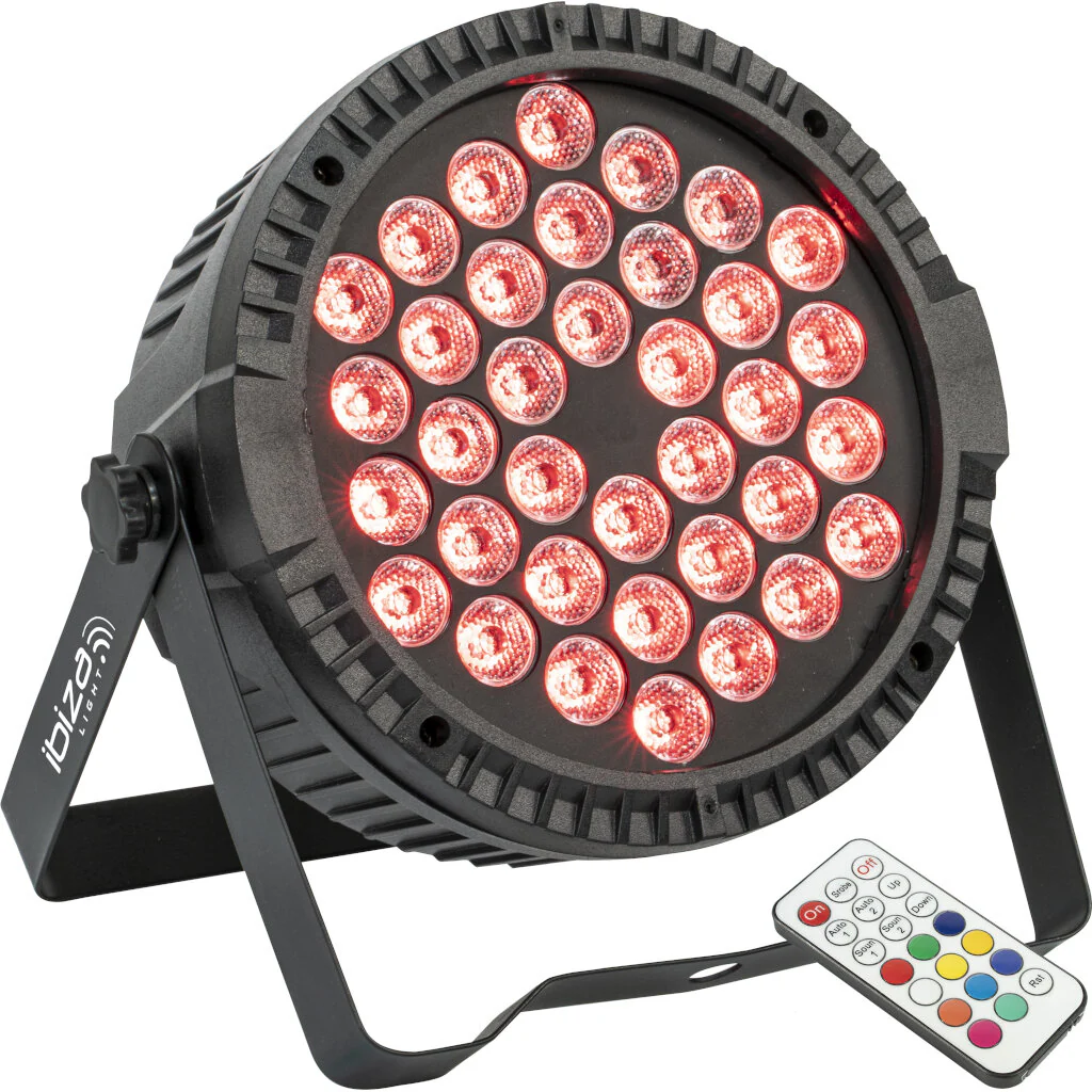 IBIZA LIGHT THINPAR 36X1W RGB PROYECTOR PAR EXTRA-PLANO 36 LED RGB 1W