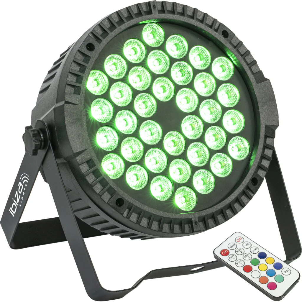 IBIZA LIGHT THINPAR 36X1W RGB PROYECTOR PAR EXTRA-PLANO 36 LED RGB 1W - Image 2