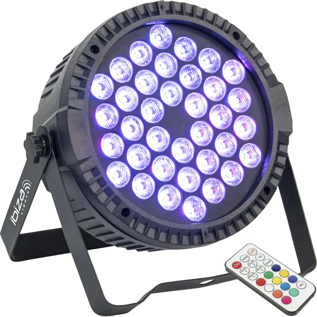 IBIZA LIGHT THINPAR 36X1W RGB PROYECTOR PAR EXTRA-PLANO 36 LED RGB 1W - Image 3