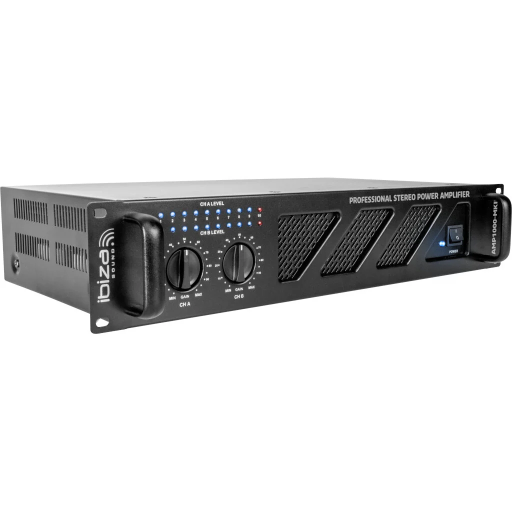IBIZA SOUND AMP1000-MKII ETAPA DE POTENCIA 2X800W - Image 2