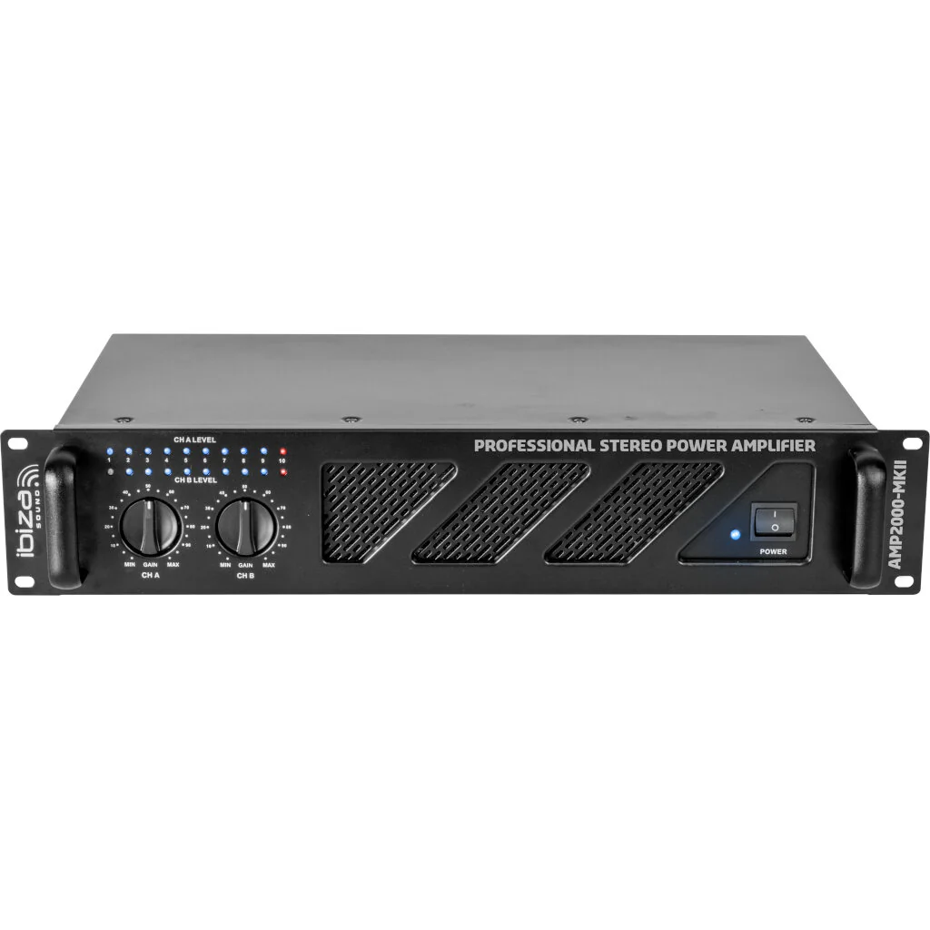 IBIZA SOUND AMP2000-MKII ETAPA DE POTENCIA 2X1500W