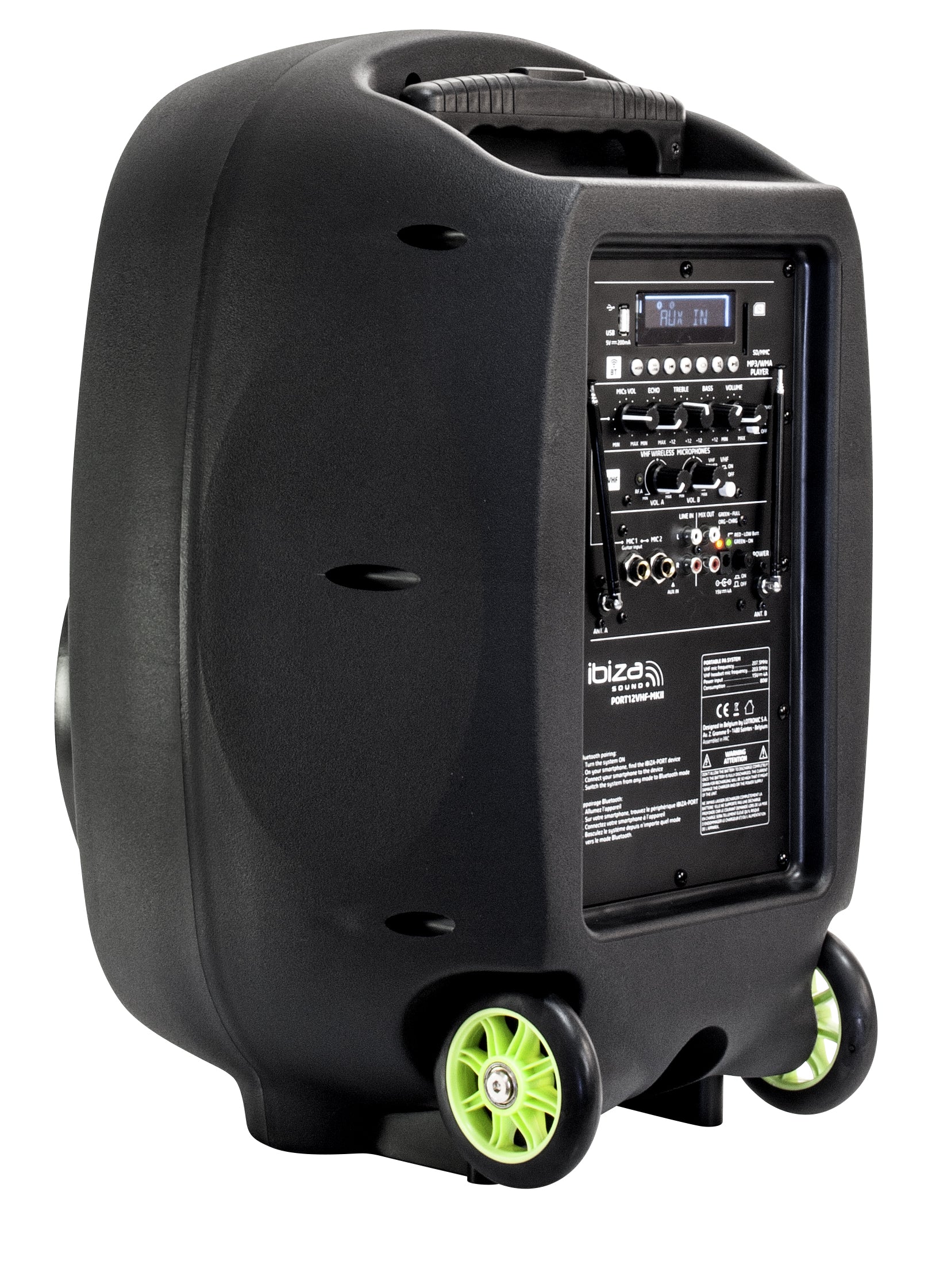 IBIZA SOUND PORT 12 VHF MKII SISTEMA DE SONIDO PORTATIL 1X12 - Image 9