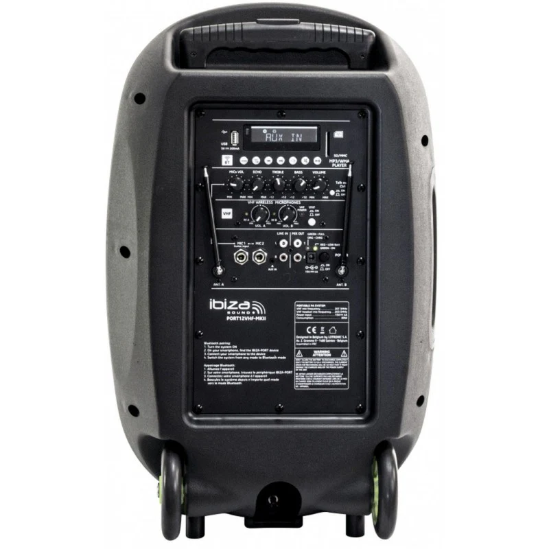 IBIZA SOUND PORT 15 VHF MKII SISTEMA DE SONIDO PORTATIL 1X15 - Image 6