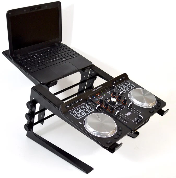 IBIZA SOUND SLAP190 DOBLE SOPORTE PARA PC PORTATIL Y MONITOR PARA RACK DJ - Image 3