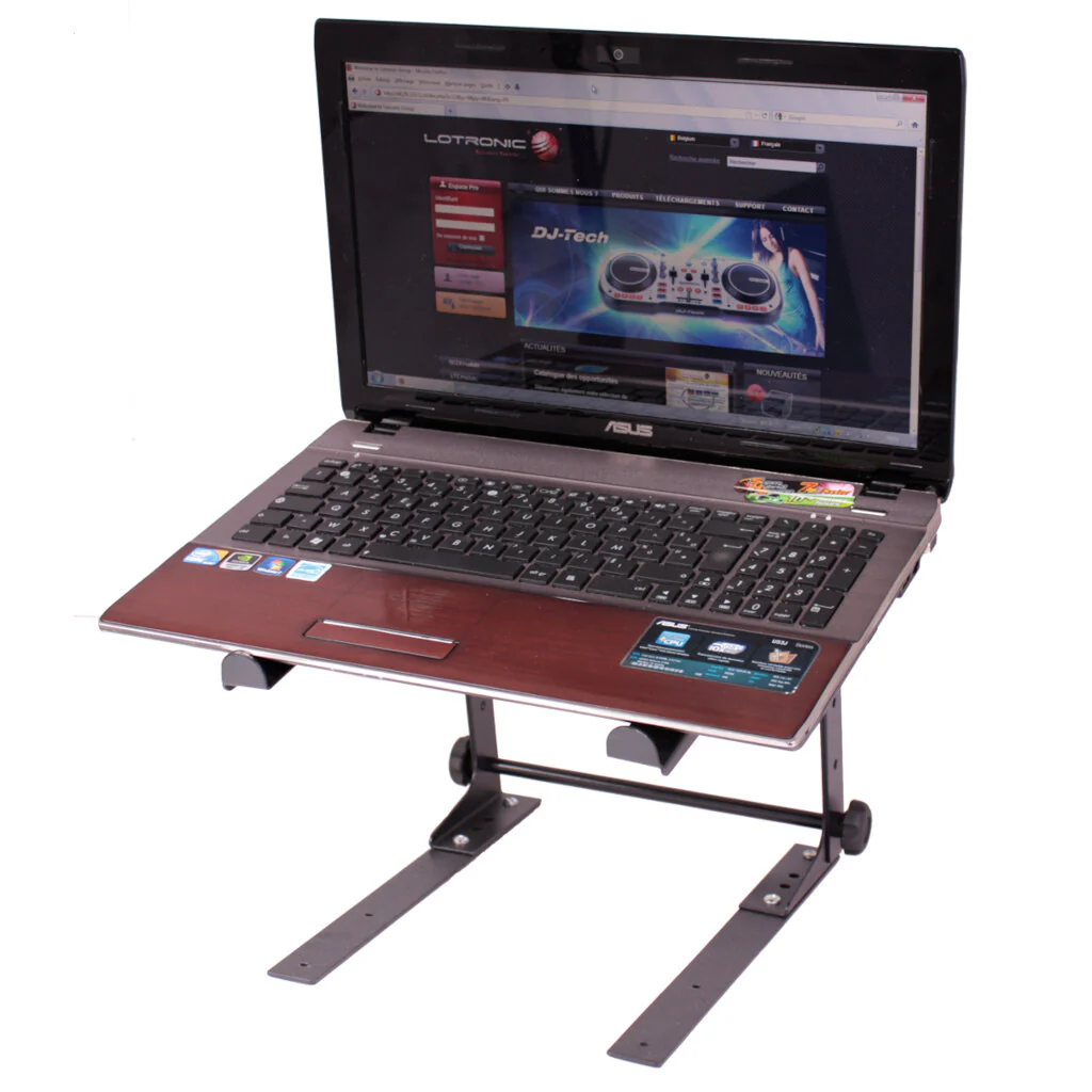 IBIZA SOUND SLAP200 DOBLE SOPORTE PARA PC PORTATIL Y MONITOR PARA RACK DJ - Image 4