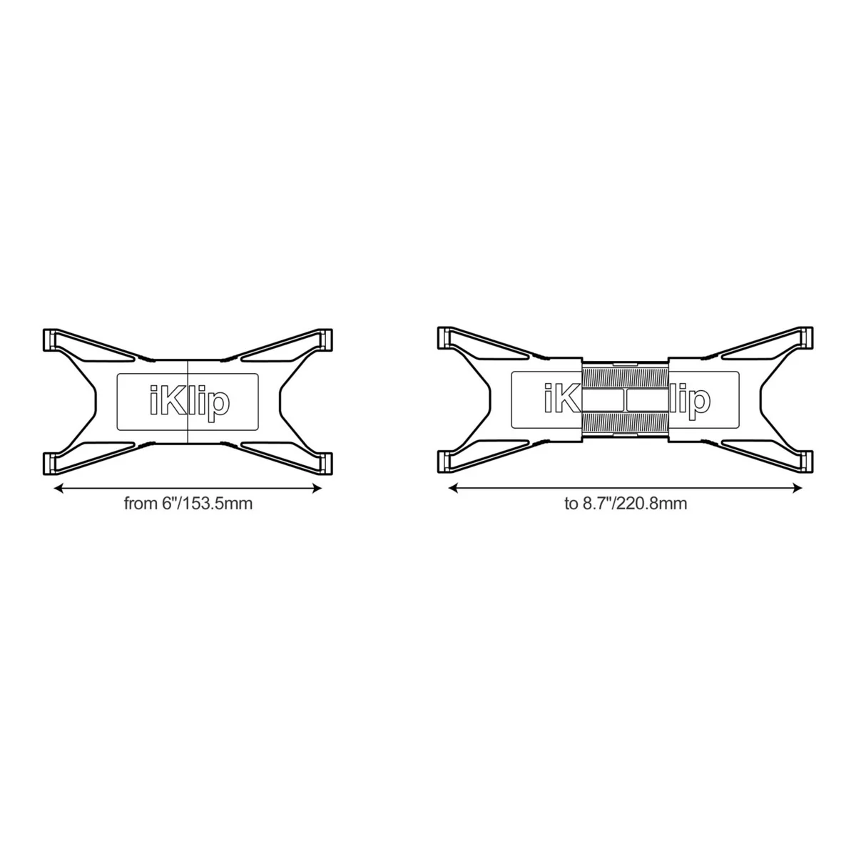 IK MULTIMEDIA IKLIP XPAND ADAPTADOR PARA SOPORTE DE MICROFONO PARA IPAD Y TABLETS - Image 13