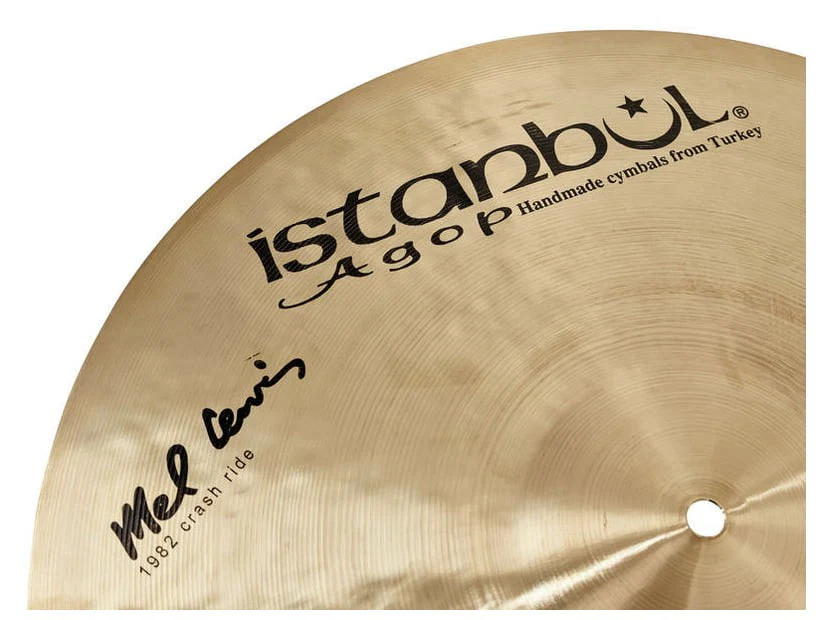 ISTANBUL AGOP SIGNATURE MEL LEWIS 1982 CRASH 18 PLATO BATERIA - Image 3