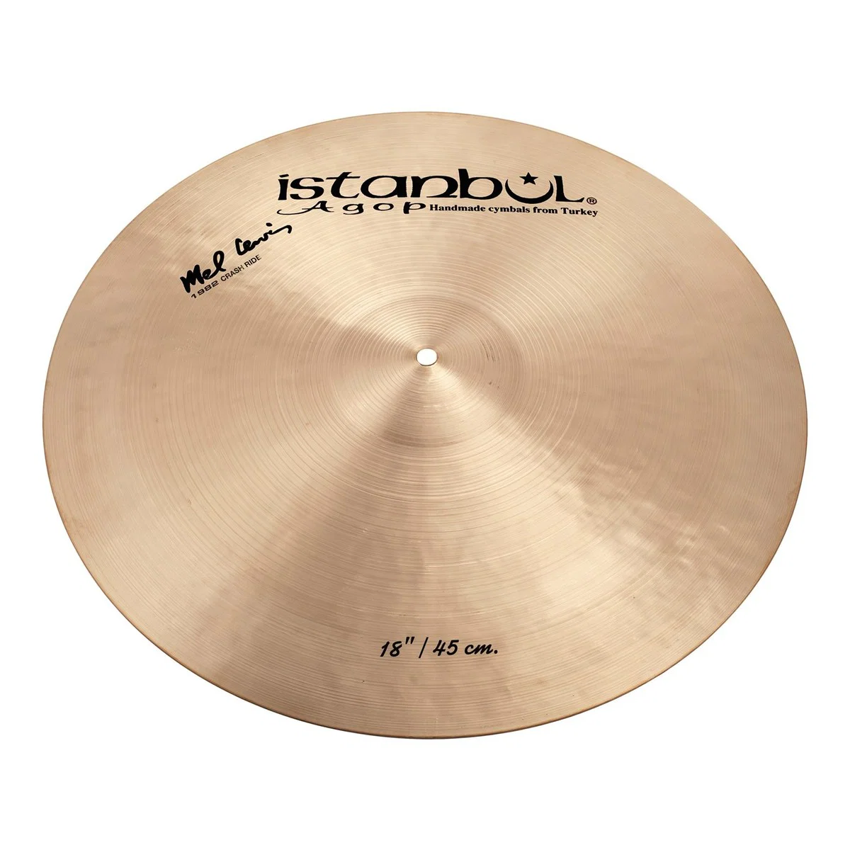 ISTANBUL AGOP SIGNATURE MEL LEWIS 1982 CRASH 18 PLATO BATERIA - Image 5